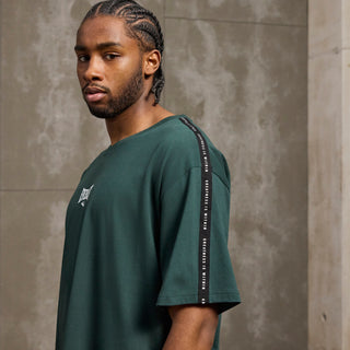 Everlast® EVERLAST Mens SS Oversized Heavyweight Greatness Is Within Tee T-shirt Green